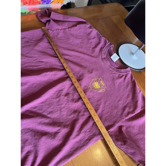 Vintage Boy Scouts Staff T Shirt XL - Twin Arrow Camp Maroon Red Faded Cub Scout - Picture 6 of 9